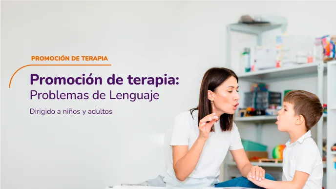 Promoción terapia de lenguaje